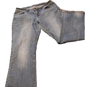 Old Navy Curvy Profile Jeans, Bootcut, Mid-rise, Faded Demin, Women's size 10S